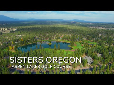Drone Photography Over Aspen Lakes Golf Course | Sisters, Oregon
