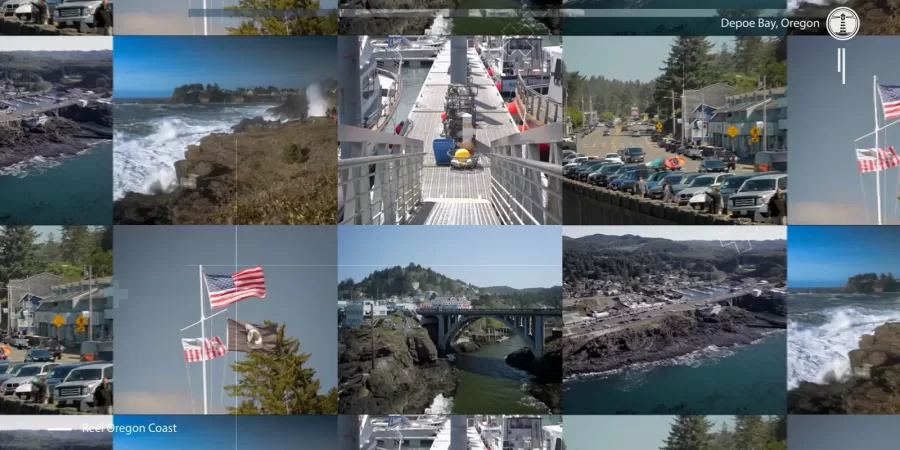 Aerial Northwest - Reel Oregon Coast - The Wonders of Depoe Bay, Oregon