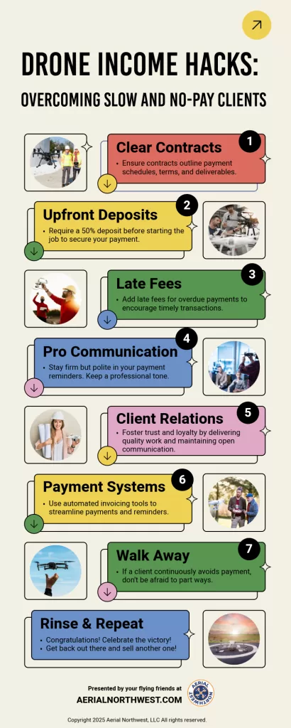 Drone Income Hacks Overcoming Slow and No-Pay Clients Drone Income Hacks Overcoming Slow and No-Pay Clients