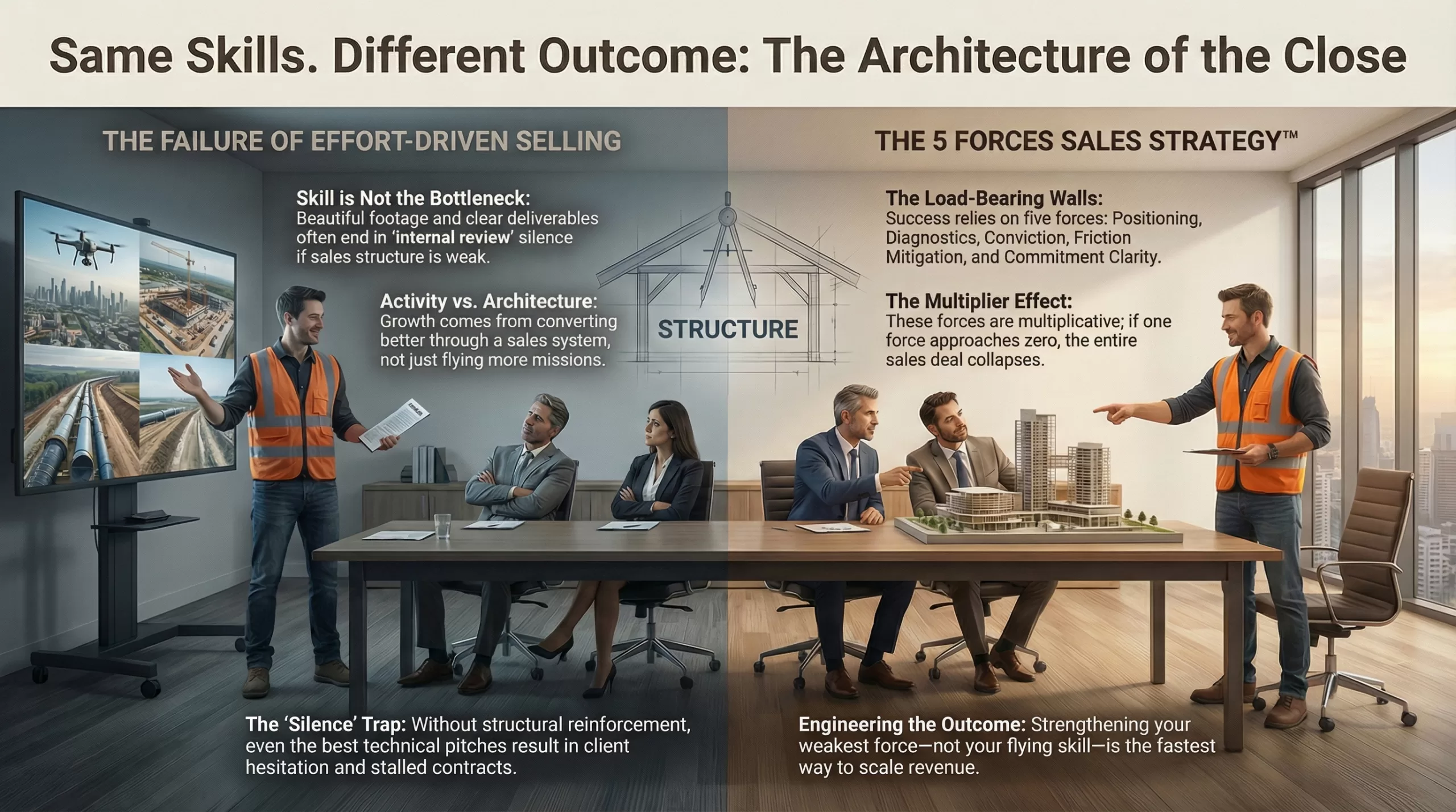 Why Drone Pilots Fail to Close Deals — and the 5 Forces That Fix It